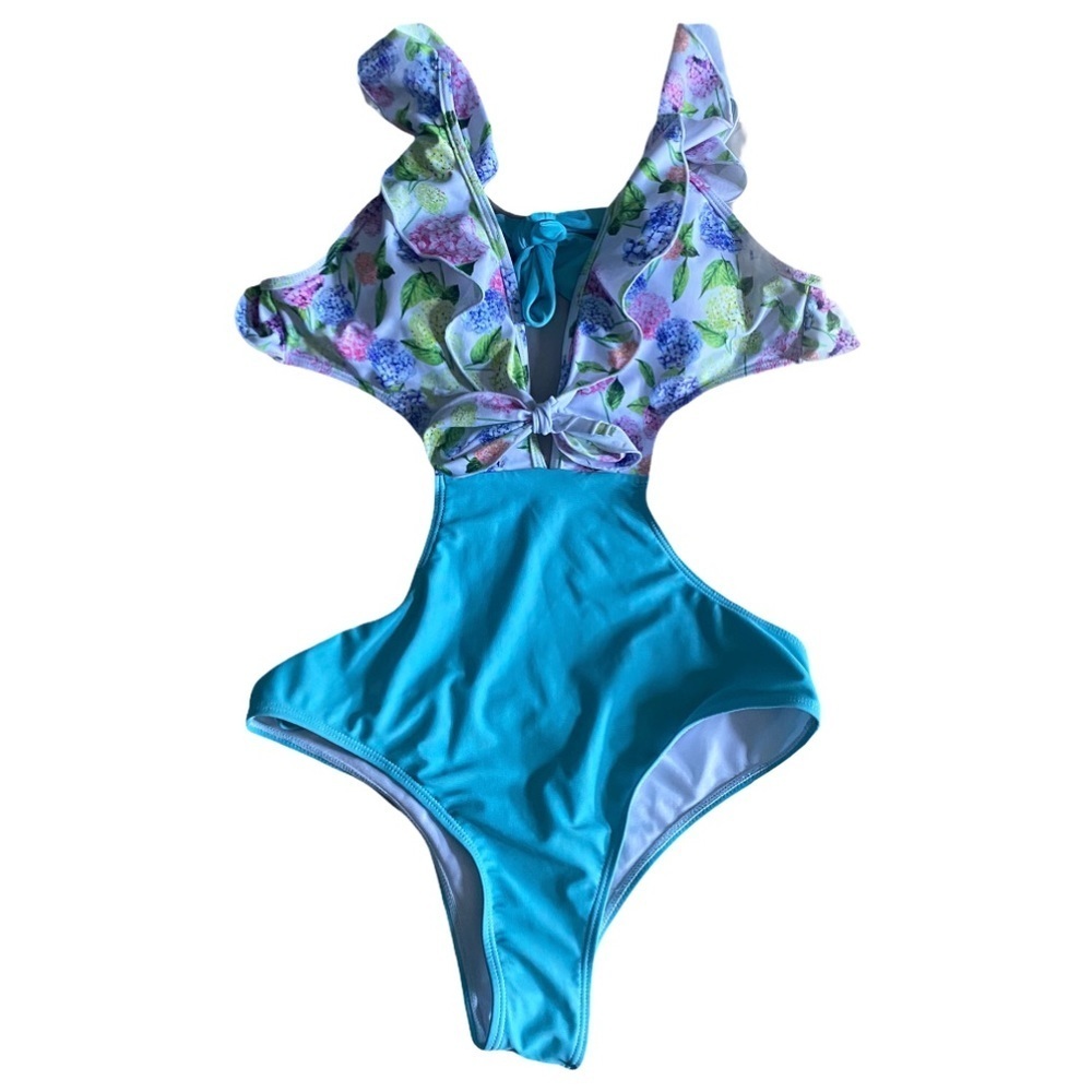 One piece unique boutique bathing suit